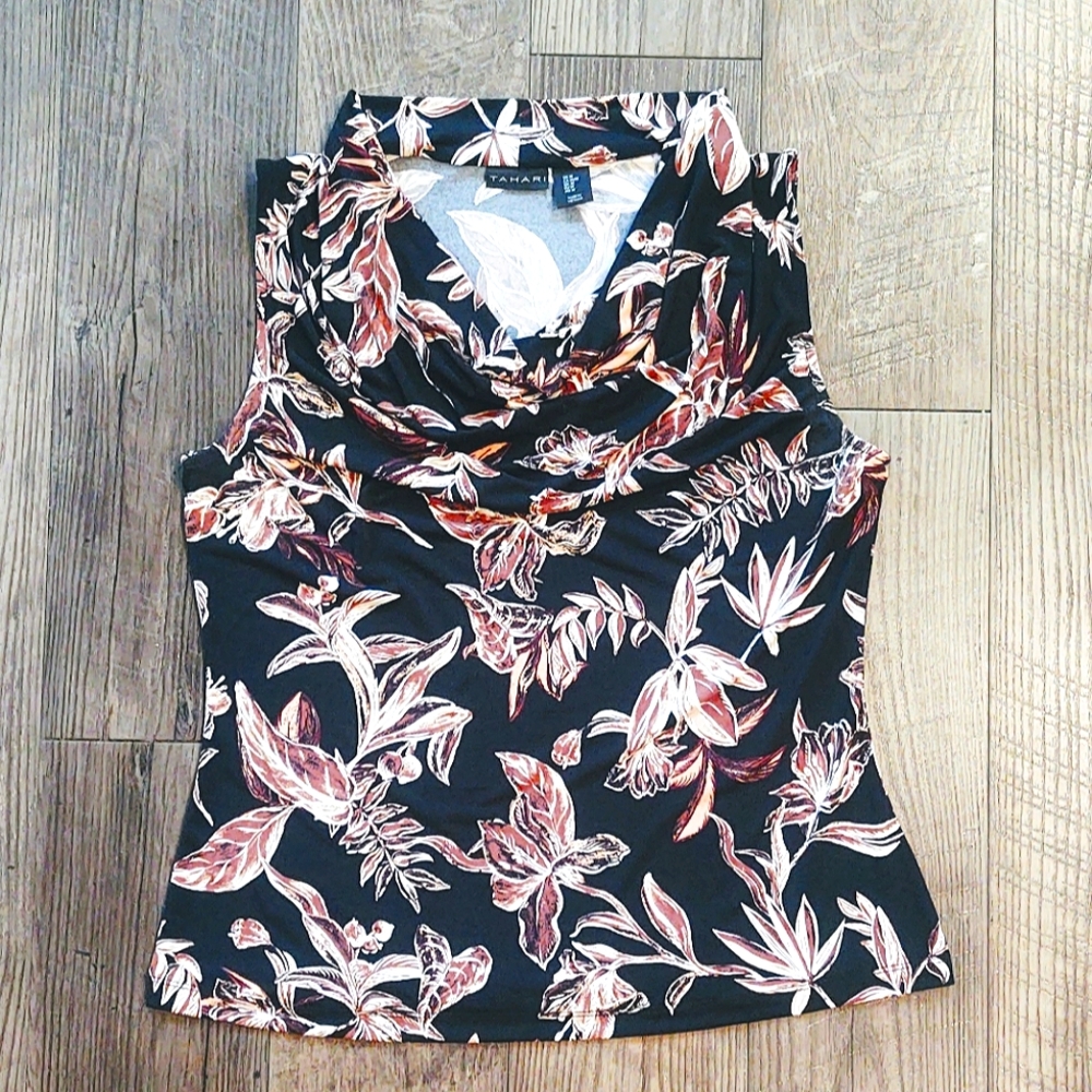 Tahari Sleeveless Top, Sz. Medium